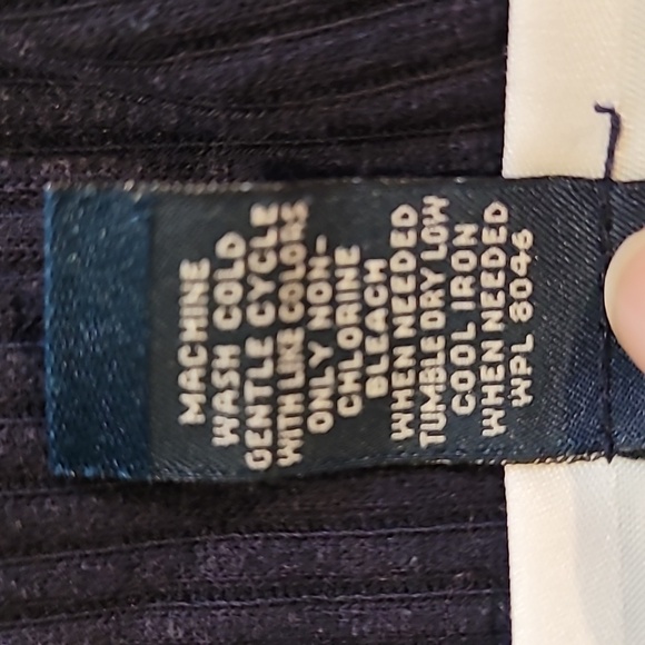 Karen Scott SPORT Navy Blue Button Down Knit Cardigan - Picture 11 of 12